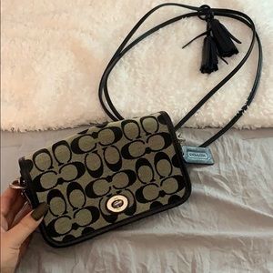 Black coach purse